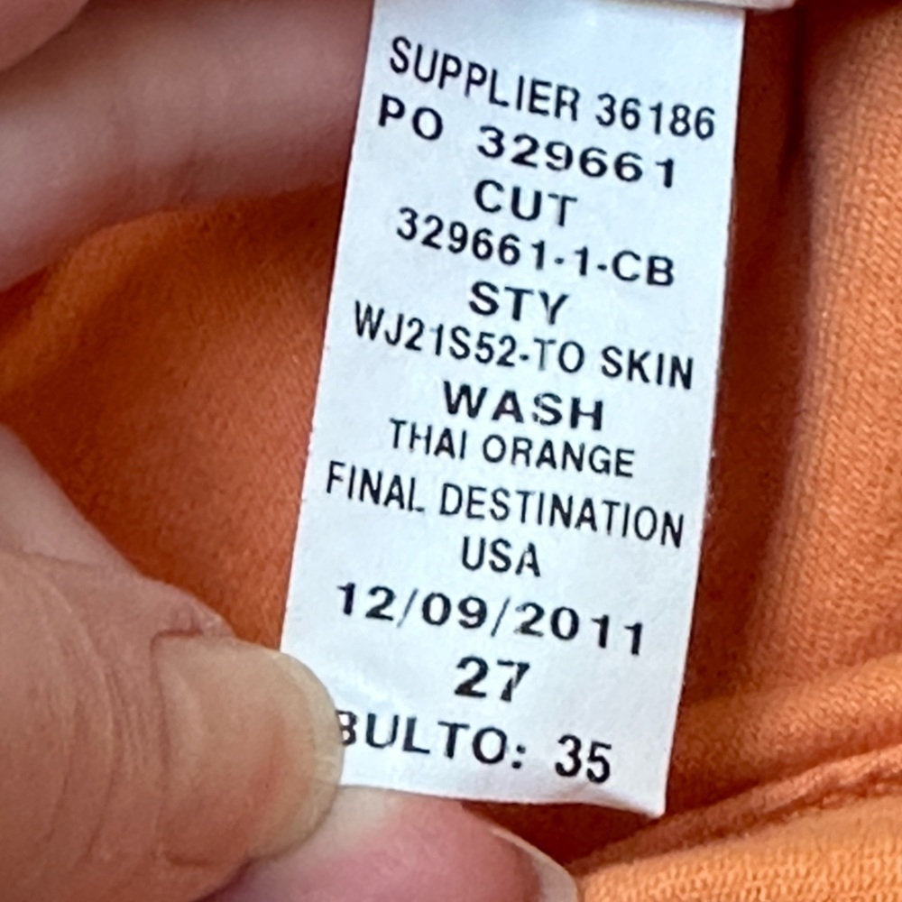 Ralph Lauren Denim & Supply Orange Cropped Jeans - Picture 6 of 13